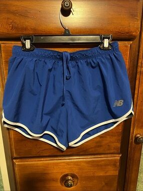 New Balance Women’s Royal Blue Athletic Shorts with White Trim